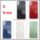 NEW Big Hole Back Glass Rear Door Replacement Housing Case For iPhone 12 / 12 mini Battery Back