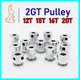 2GT Pulley 12T 15T 16T 20Teeth 2M Timing Pulley Bore 3 3.17 4 5 6 6.35 8mm Belt Pulley Width 6 9 10