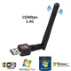 USB Wifi 150Mbps Adapter 2.4G WiFi with Antenna PC Mini Computer Network Card Receiver