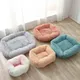 Dog Beds Plush Pet Bed Fluffy Cushion Mat Pets Small Breeds Kennel Supplies Products Medium Blanket