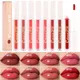 CmaaDu 8Color Lip Gloss Matte Creamy Cup Lipstick Satin Finish Makeup Liquid Lipgloss Lipstick Long