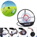 Golf Pop UP Indoor Outdoor Chipping Pitching Cages Mats Practice Easy Net Golf Training Aids Metal +