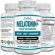 Melatonin Capsules - Helps with Healthy Sleep Cycles - Sleep Quality Better Mood Non-GMO Dependence