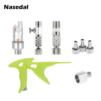 Nasedal 1/8" Air Filter Airbrush Airflow Adjustment Control Valve Coupling coupler for Air Brush air hose Airbrushes