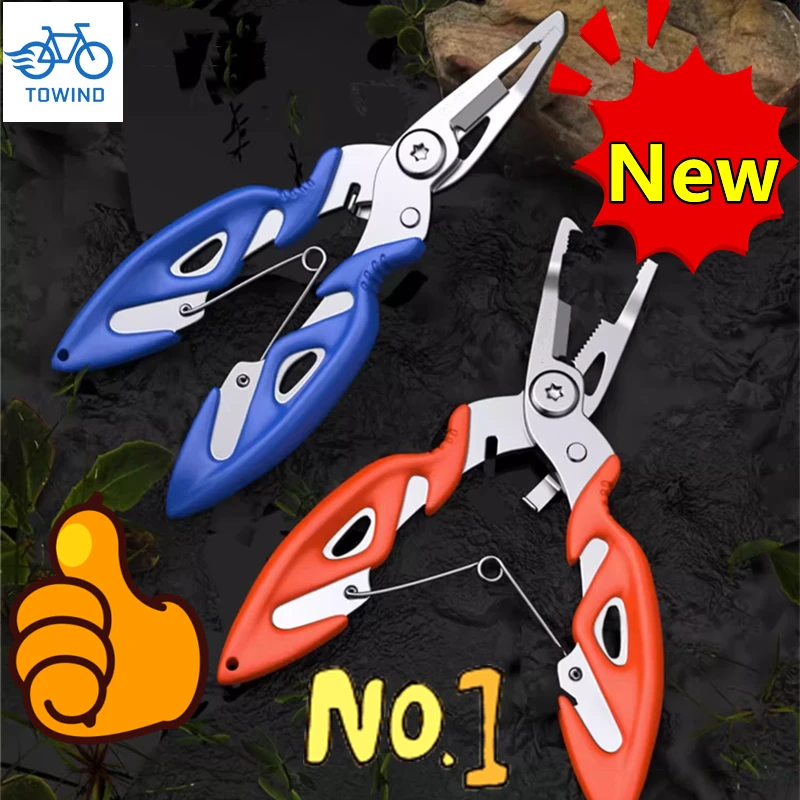 Nuova pinza da pesca forbice treccia linea esca taglierina gancio rimozione attrezzatura da pesca strumento taglio pesce uso pinze forbici multifunzione