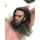 1/6 ratio Jason Momoa hair transplant PVC head carving 12-inch soldier man can move doll model head