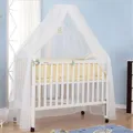 Baby Canopy Infant Toddler Bed Dome Cot Mosquito Netting Hanging Bed Net Mosquito Bar Frame