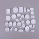 33Pc/Set Kitchen Acrylic Mini Tableware Miniatures Cup Plate Dish Decor Toys for Kids Girls Gifts