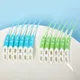 1 Box Interdental Silicone Brushes Teeth Stick Tooth Picks Interdental Brushes Dental Cleaning Brush