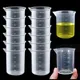 100ml Measuring Cup Transparent Scale Plastic Measuring Cup Lab Chemical Measuring Cup Without