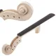 4/4 Size Maple Violin Neck Ebony Fingerboard Violin DIY Kit with Hand Carved Scroll for Violin