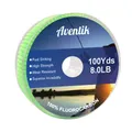 Aventik Fluorocarbon Fishing Line 100YD/91M Carbon Fiber Pure Clear Fluorocarbon Line Tippet Leader