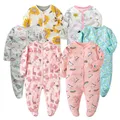 Boy Romper 100% Cotton Polka Dot Newborn Baby Girls Clothes Full Sleeve Summer Jumpsuit 0-12 months