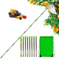 Fruit Picker Pole With Basket Fruit Picker Head Basket With Telescopic Extendable Pole High Altitude