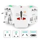 Multifunctional Universal Travel Adapter EU UK US AU AC Power Charger Adapter Outlet Converter