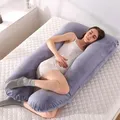 U Shape Maternity Pillows Pregnancy Full Body Pillow Pregnant Women Side Sleepers Bedding Pillows