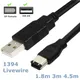3m 4.5m USB Male To 1394 6pin Male Data Transmission Signal USB To IEEE Firewire 1394 6PIN Cable For