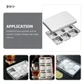 Ice Cube Mold Tray Maker Trays Freezer Metal Molds Whiskey Making Sphere Steel Lid Box Candy