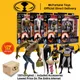 McFarlane Toys The New Batman Adventures Batman Killer Croc Batgirl Two-Face 18cm Action Figures