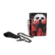 Horror Hip Hop Wallet With Chain Leather Trifold Wallet Vintage Card Holder Halloween Gift For