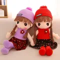 45CM Stuffed Plush Toy Girl's Kids Birthday Gift Stuffed Girl Doll Plush Wedding Rag Doll Cute