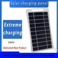 Solar Panel 5V 2W Output USB Outdoor Portable Solar System Mobile Phone Charger Lighting Power