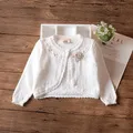 Cotton Girls Cardigan Sweater Kids Jacket Cute Outdoor Sweet Shool Cardigan 1 2 3 4 5 6 7 8 Years