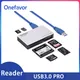 SD Card Reader 6 in 1 Multi USB 3.0 Compact Flash Memory Card Reader Adapter 5Gbps for SD SDXC SDHC