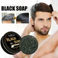 Black Hair Shampoo Soap Polygonum Multiflorum Shampoo Soaps darking Cover Gray Hair Shampoo Soap