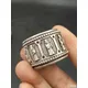 Chinese Old Tibet Silver Handcarved The Eight Immortals Spanner Ring