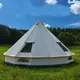 Glaming Luxury Mongolia Yurt Family Travel Hiking Outdoor Camping Castle Tent Silver Coated UV