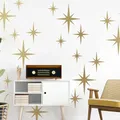 Retro Star burst Star Wall Sticker Baby Nursery Kids Room Star burst Star s Wall Decal Camper Rv