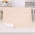 Solid color cartoon pure cotton waterproof washable baby changing mat urine pad