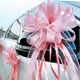 10/20Pcs White Wedding Car Ribbon Pull Bows Knot Gift Wrap Wedding Car Decor Birthday Party Supplies
