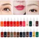 23 color 15ml/bottle Permanent Makeup Color Natural Eyebrow dye Plant Tattoo Ink Microblading