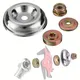 LUSQI Universal Brushcutter Working Head Replacement Parts Maintenance Washer Kit Nuts For Home