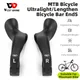 WEST BIKING MTB Bicycle Handlebar Ends Ergonomic Mountain Inner Bike Bar 22.2mm Nylon Reflective