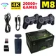 M8 Video Game Stick Lite 4K Video Game Console 2.4G Dual Wireless Controller For 10000 Retro Games