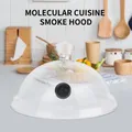 Molecular Cuisine Smoke Hood Food Grade Lid Dome Cover For Smoker Gun Accessory Smoke Infuser Cake