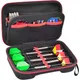 Dart Case Holder for 6 Steel Tip and Soft Tip Darts Darts Carrying Storage Box Compatible with Dart