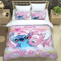 New Design Stitch Cartoon Bedding Set Quilt Cover Pillowcase Children Adult King Size Double Bed