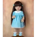 Lifelike 55cm Can Stand Doll Full Body Silicone Reborn Baby 22inch Newborn Bebe Cute Play House Toy