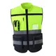 High Visibility Yellow Reflective Safety Vest with Reflective Strips Made from Breathable and Neon