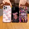 Cartoon Fashion Doll Bratz Clear Phone Case per iPhone 15 14 11 12 13 Pro Max Mini XS XR 8 Plus