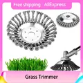 6/8 Inch Weed Brush Cutter Head Lawn Mower Universal Grass Trimmer Head Steel Wire Wheel Brush Disc