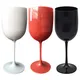 1pc Plastic Champagne Cups Transparent Unbreakable Flute Stemware Wine Glass Party Banquet Home