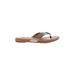Ugg Australia Sandals: Tan Print Shoes - Women's Size 7 1/2 - Open Toe
