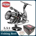 PENN High Performance Fishing Reel SWC1000-5000 Series with Left Hand Interchangeable Handle 12+1
