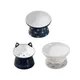 Ceramic Raised Cat Food Bowl dish Accessory Sturdy Cat Feeding Watering Supplies Porcelain Bowl