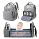 Baby Diaper Bag Changing Table Foldable Mommy Bag for Baby Maternity Bag Large Capacity Travel
